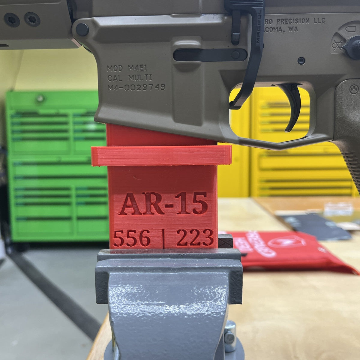 AR-15 Vise Block – detail view