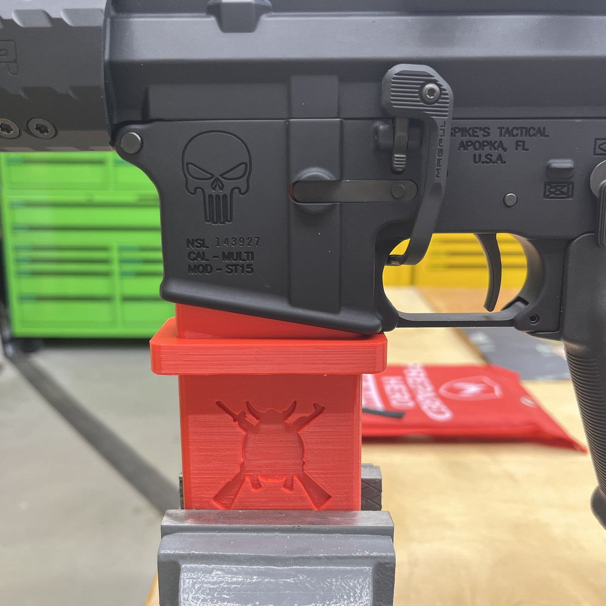 AR-15 Vise Block – detail view