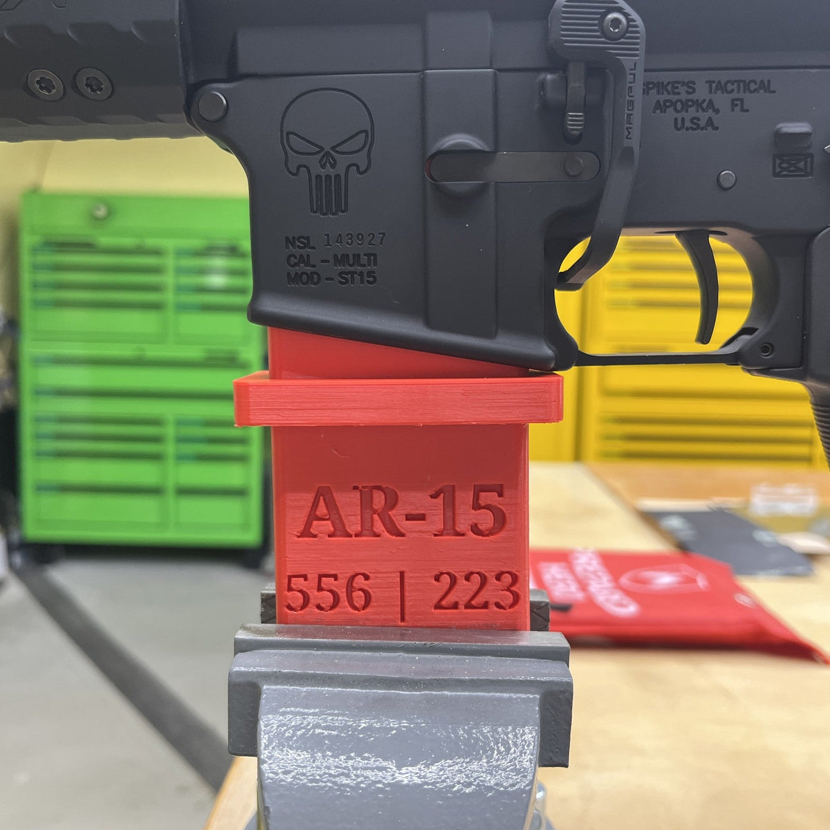 AR-15 Vise Block – detail view