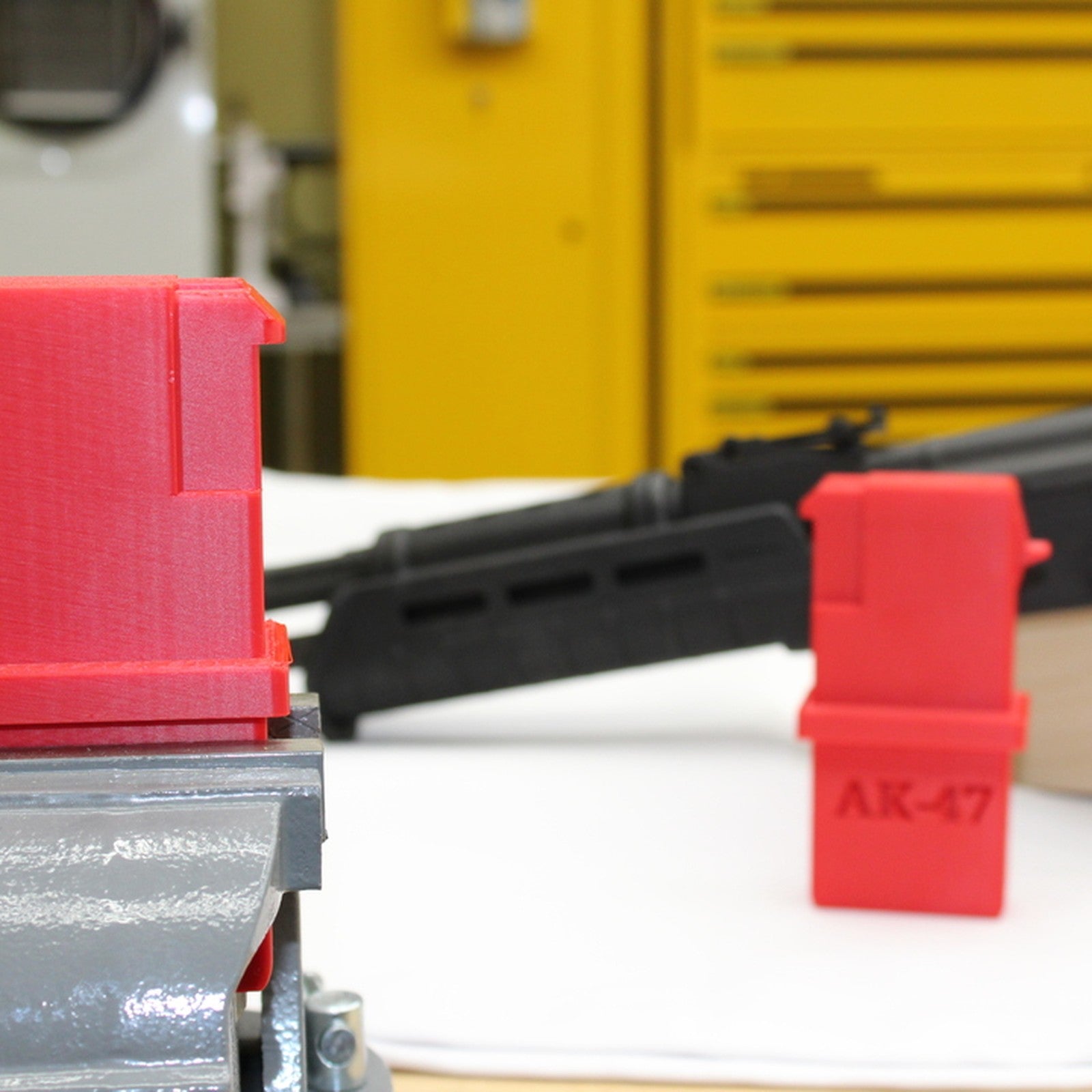 AK-47 Vise Block – detail view