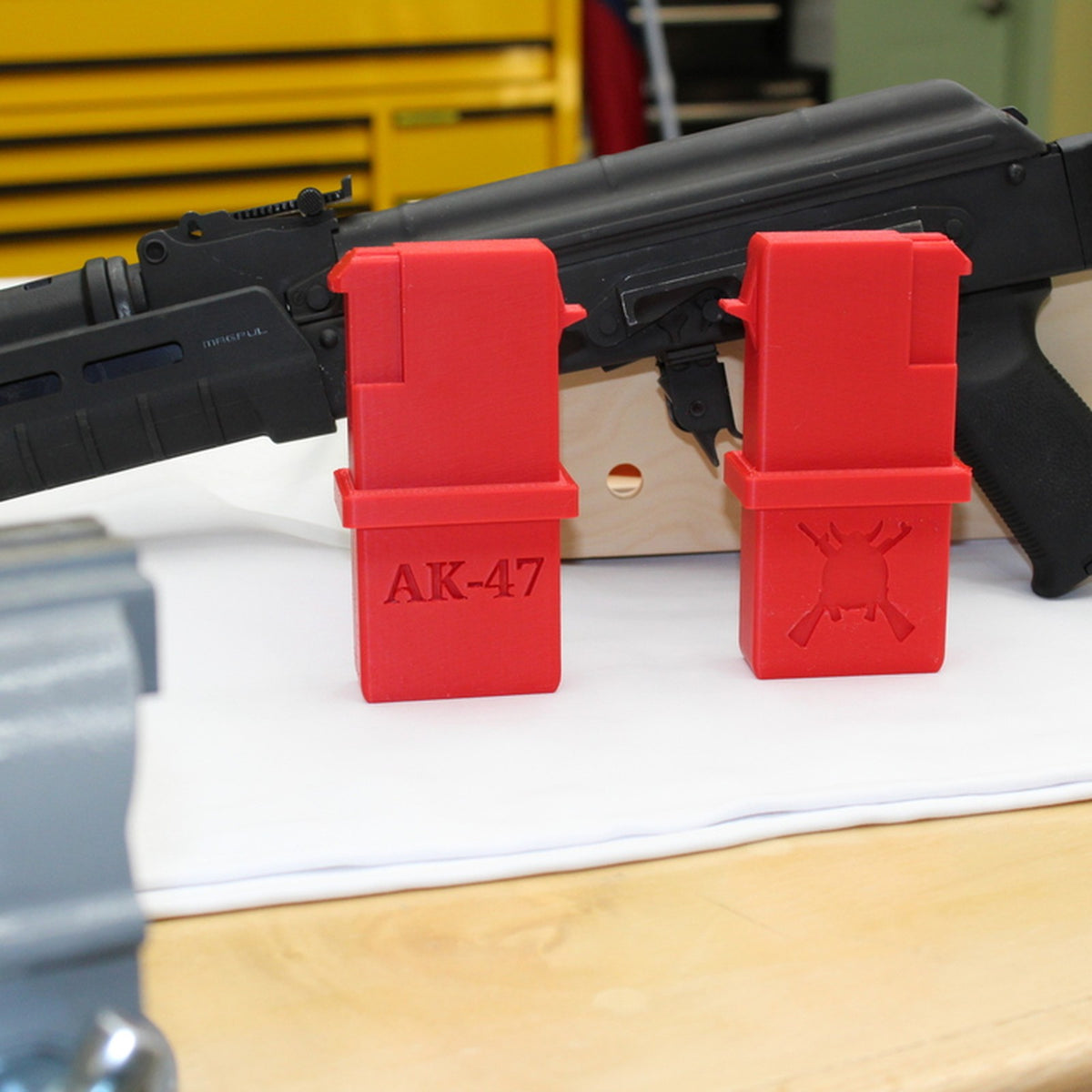 AK-47 Vise Block – detail view