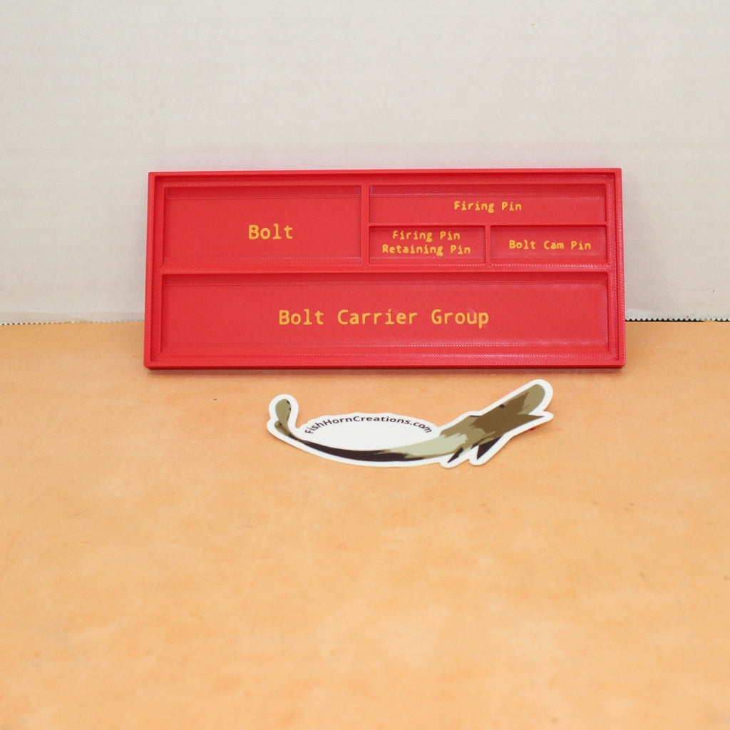 Rifle Parts Tray – detail view