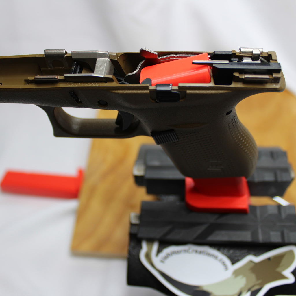 Glock 42 Vise Block – detail view