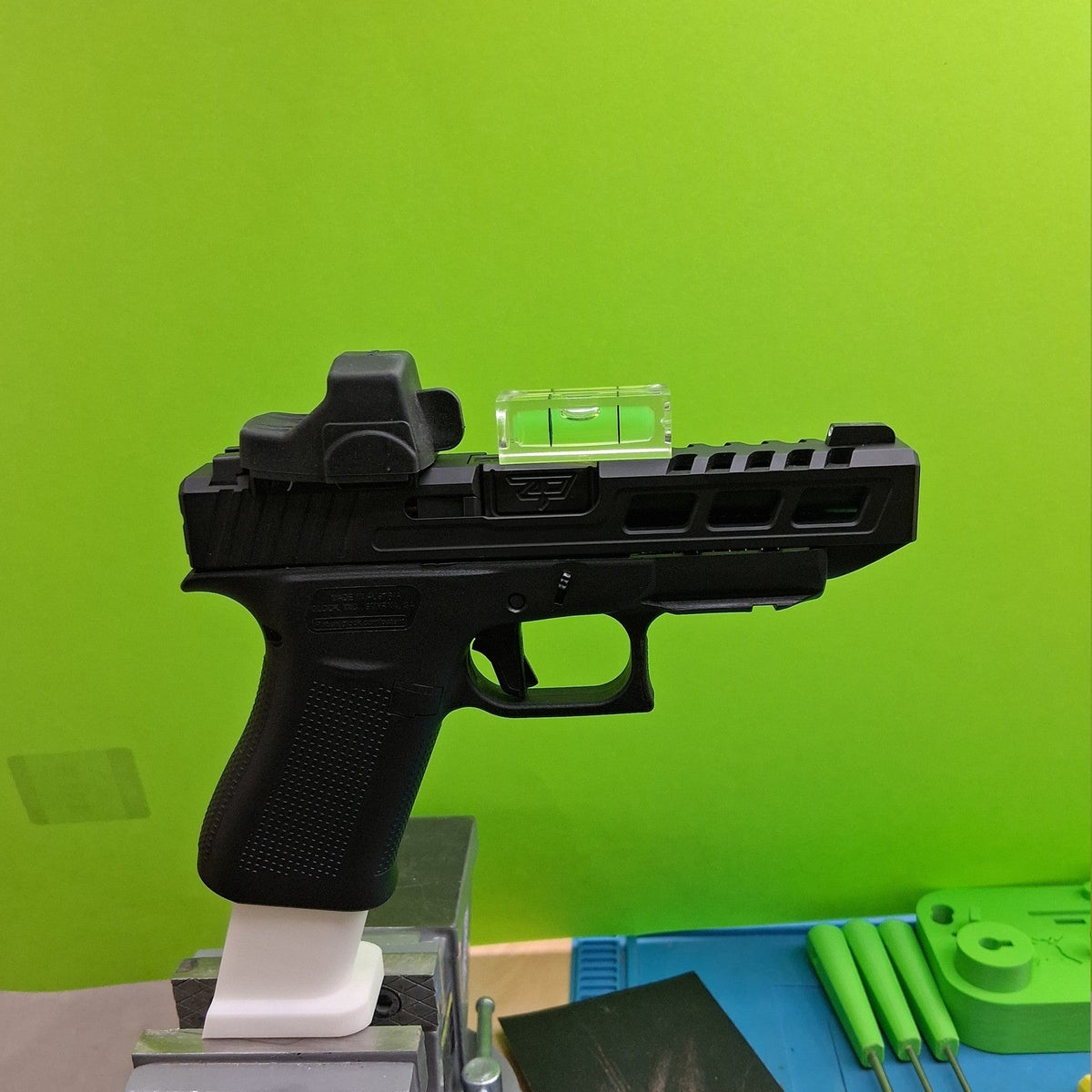 Glock 43X/48 Vise Block – detail view