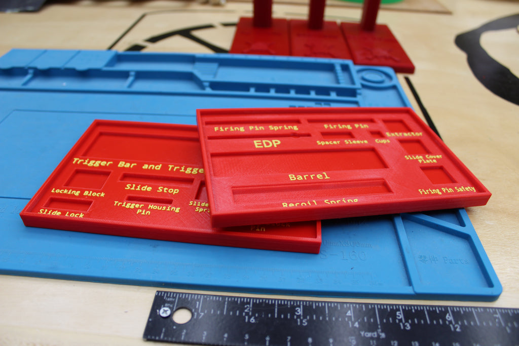 Glock Parts Tray With Built-In Labels