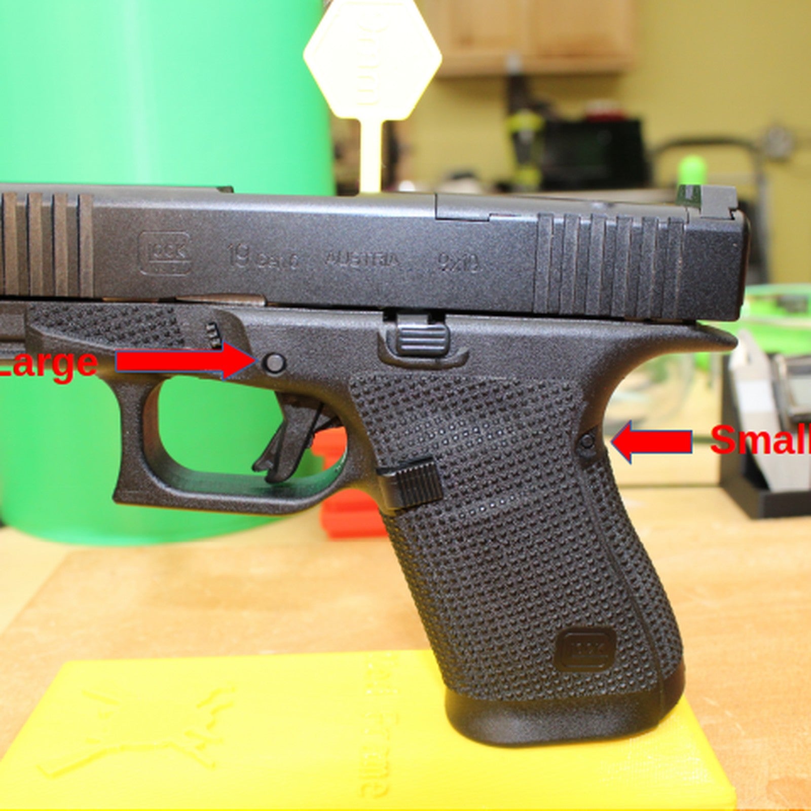 Glock Maintenance Pins v2.0 – detail view