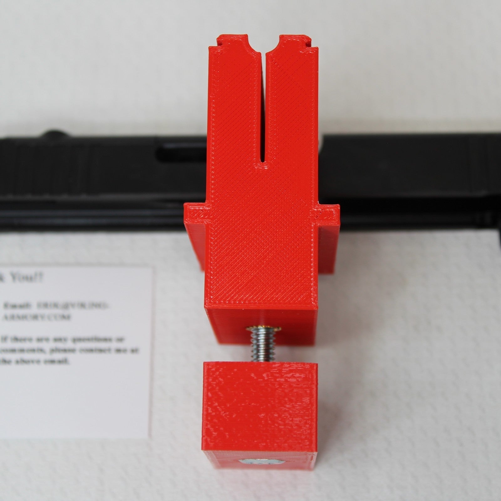 Glock 45/10mm Slide Vise – detail view