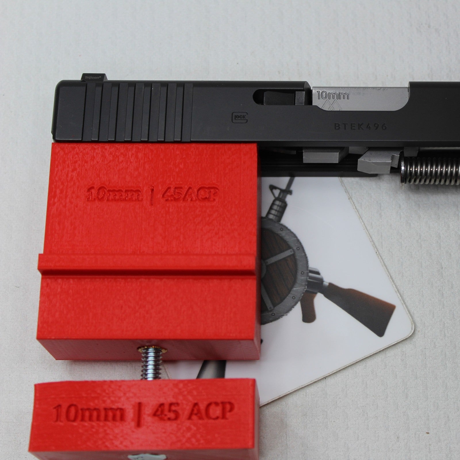 Glock 45/10mm Slide Vise – detail view