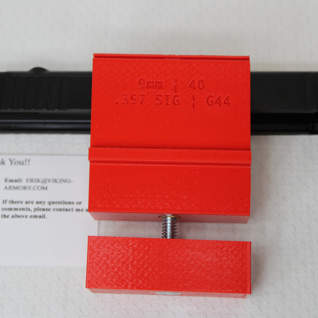 Glock 19/17/22 Slide Vise – detail view