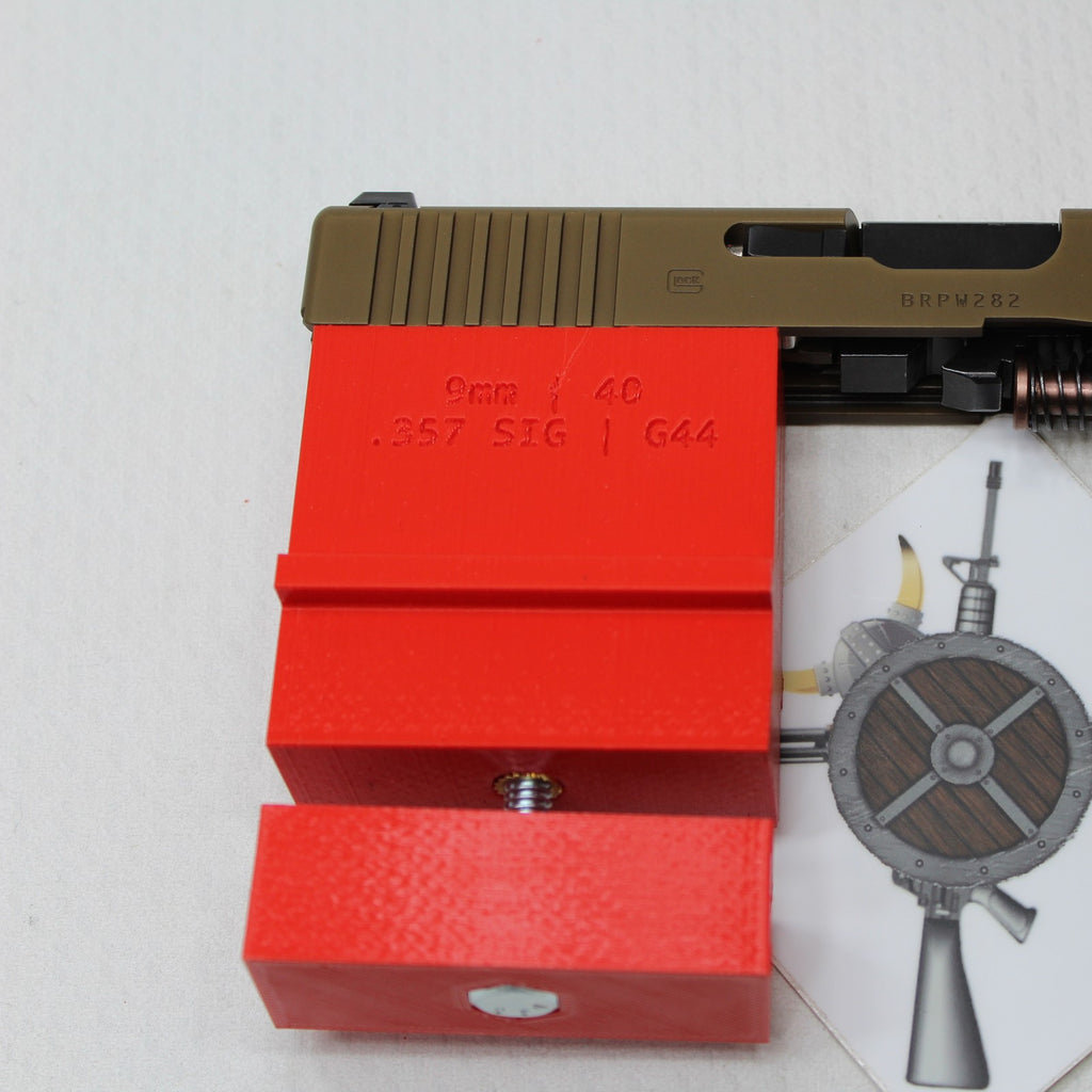 Glock 19/17/22 Slide Vise – detail view