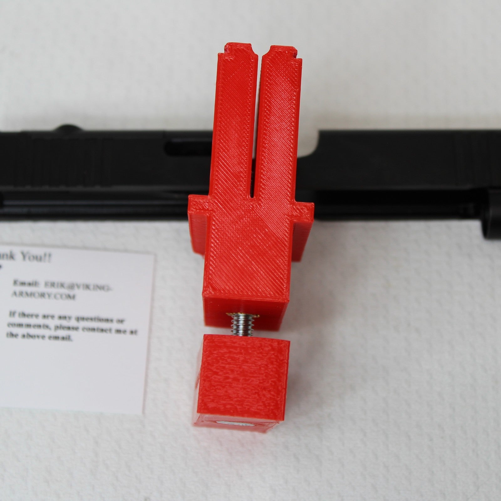 Glock 43X/48 Slide Vise – detail view