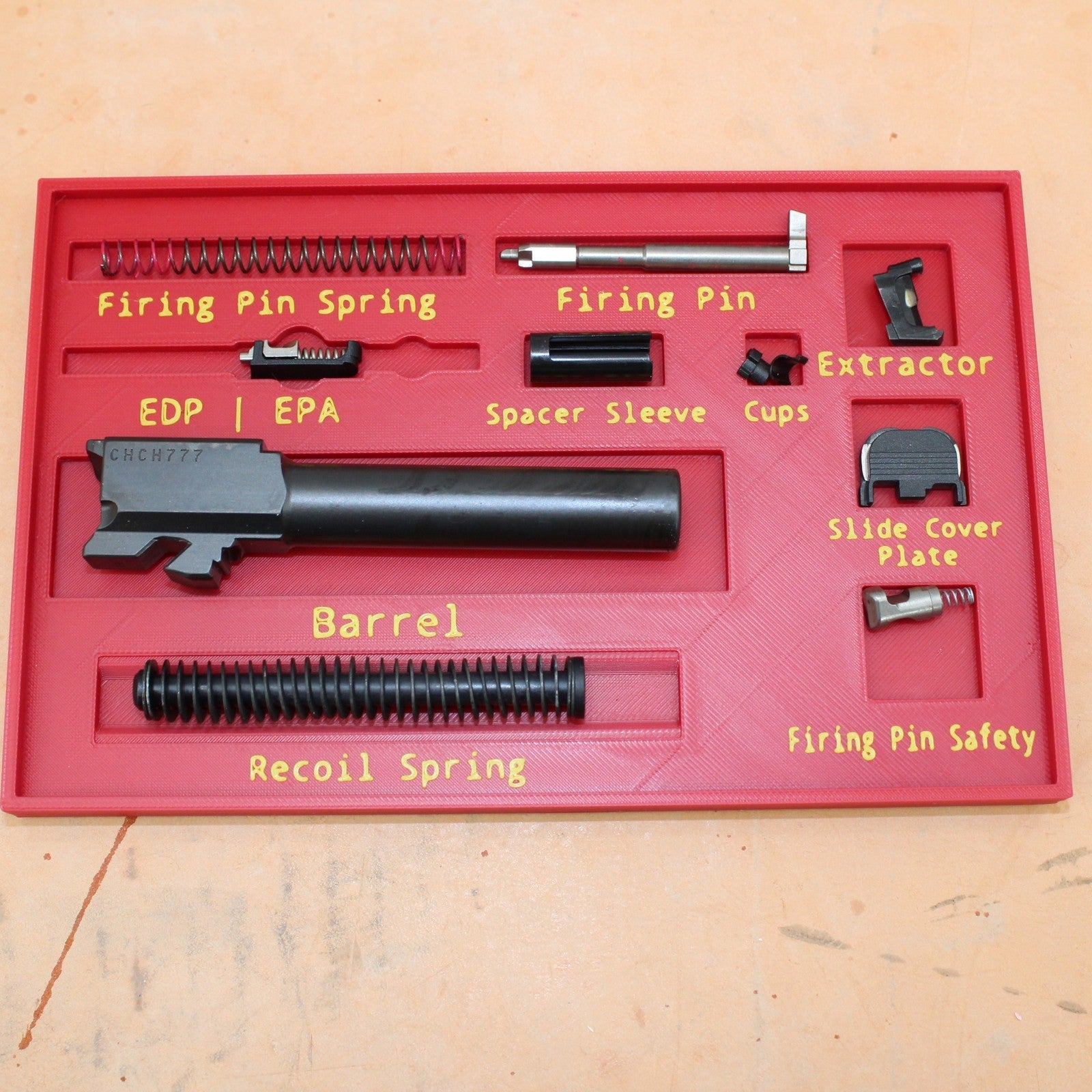 Glock Parts Tray – detail view