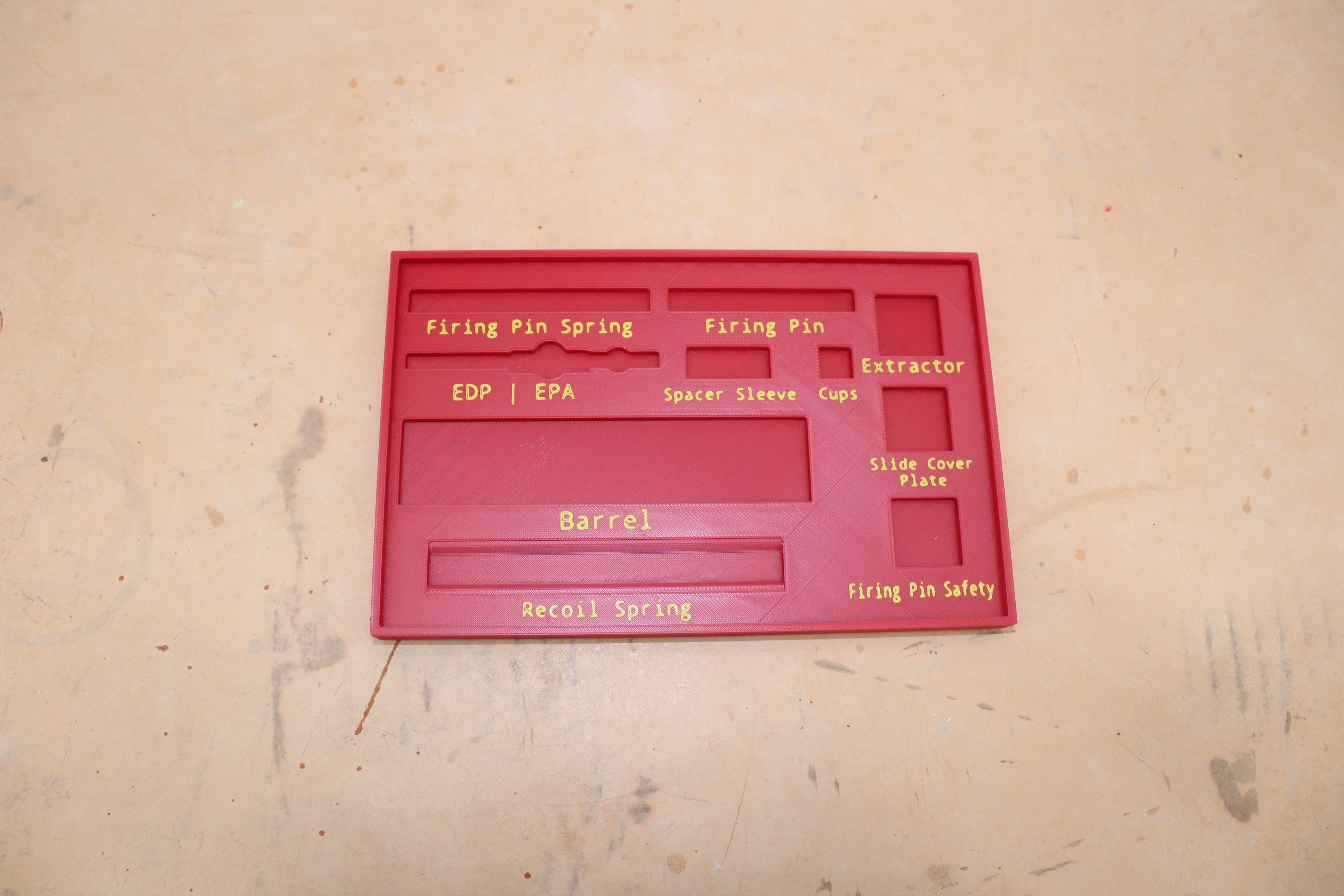 Glock Parts Tray – detail view