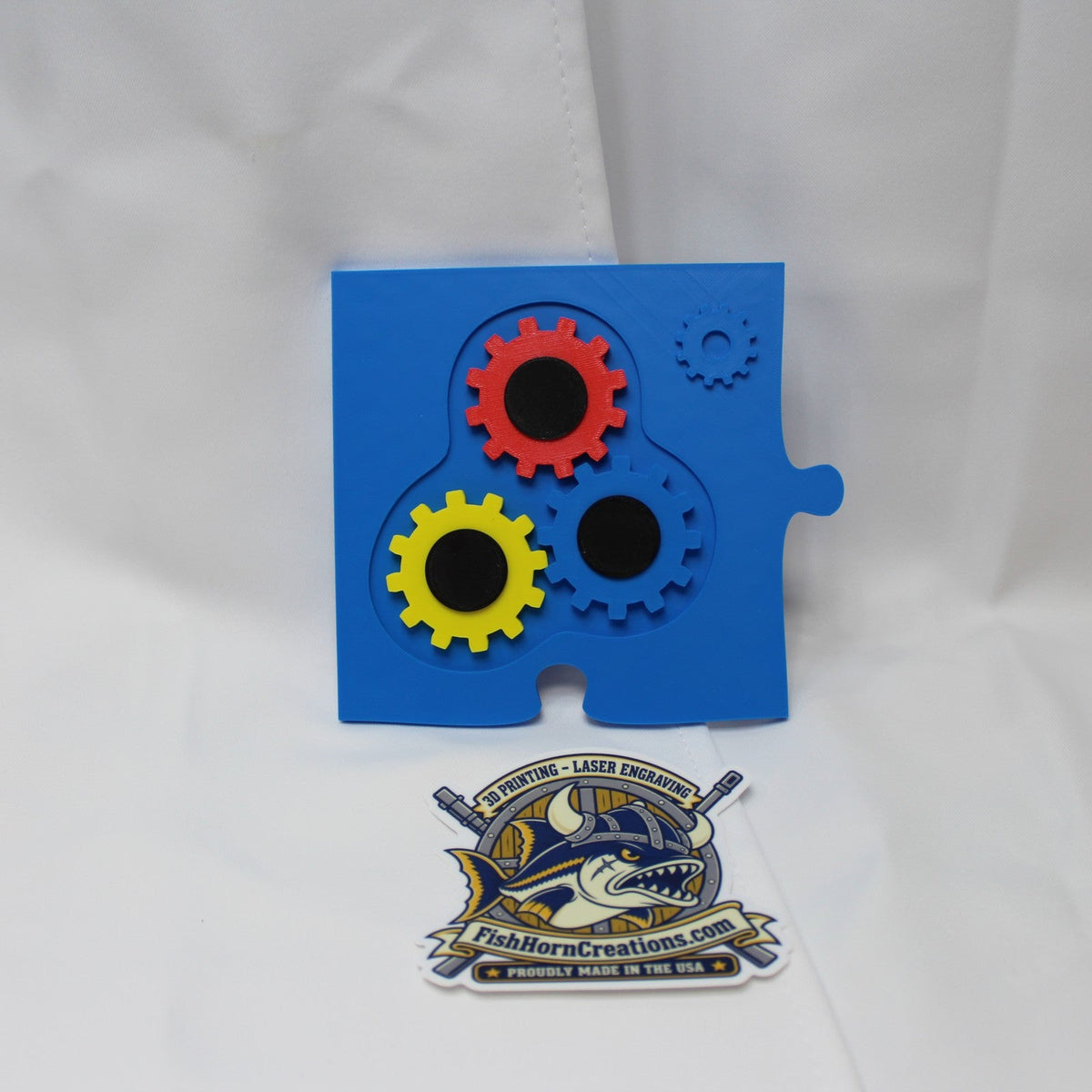 Custom 3D print example, detail view
