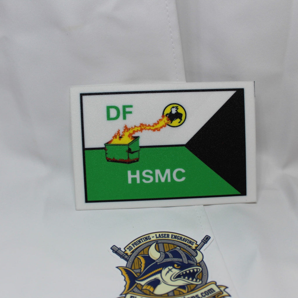 Custom 3D print example, detail view