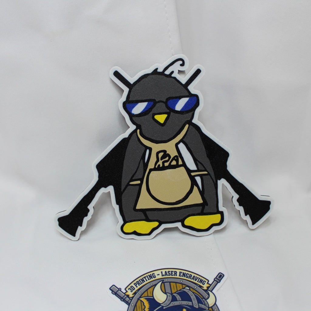 Custom 3D print example, detail view