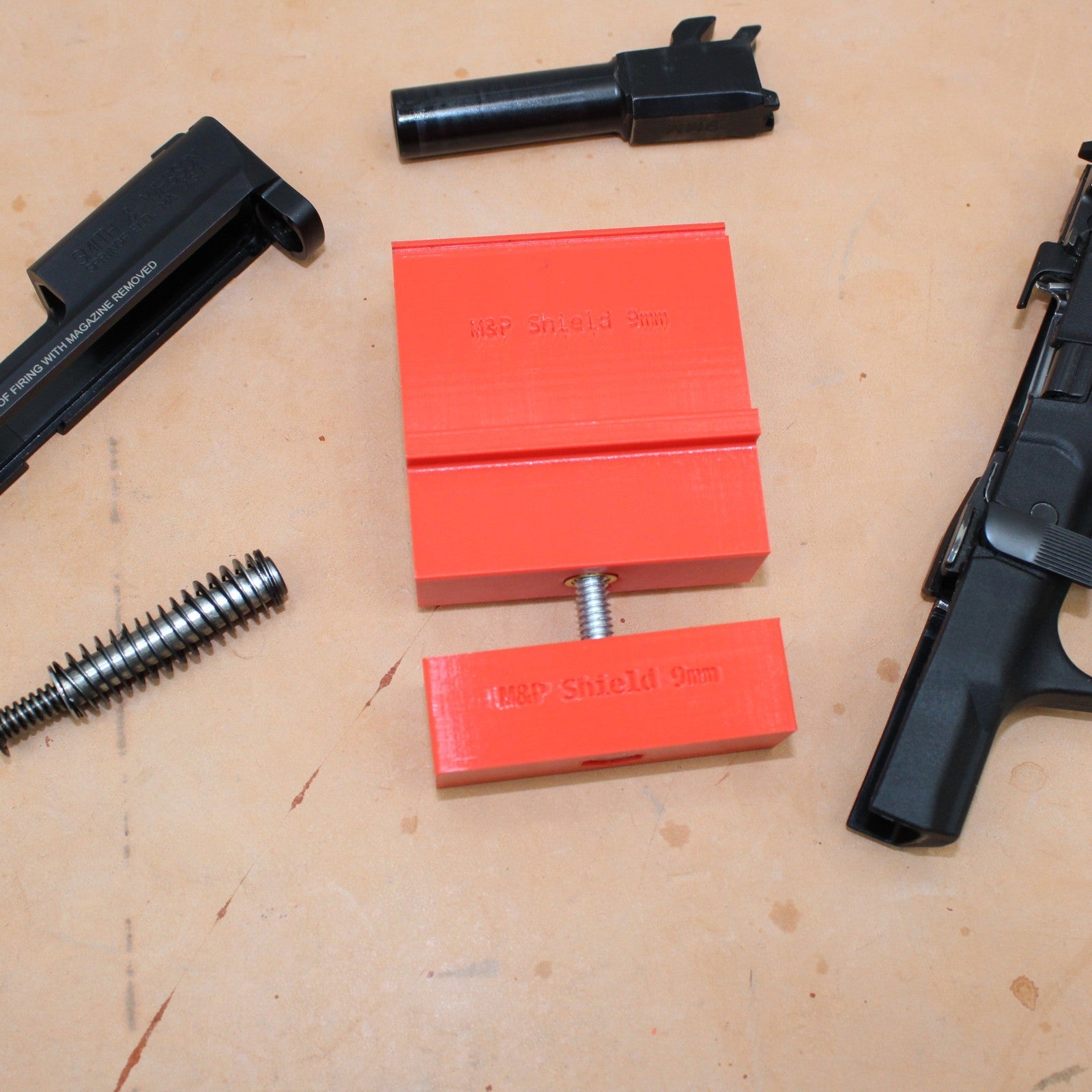 M&P Shield 9mm Slide Vise – detail view